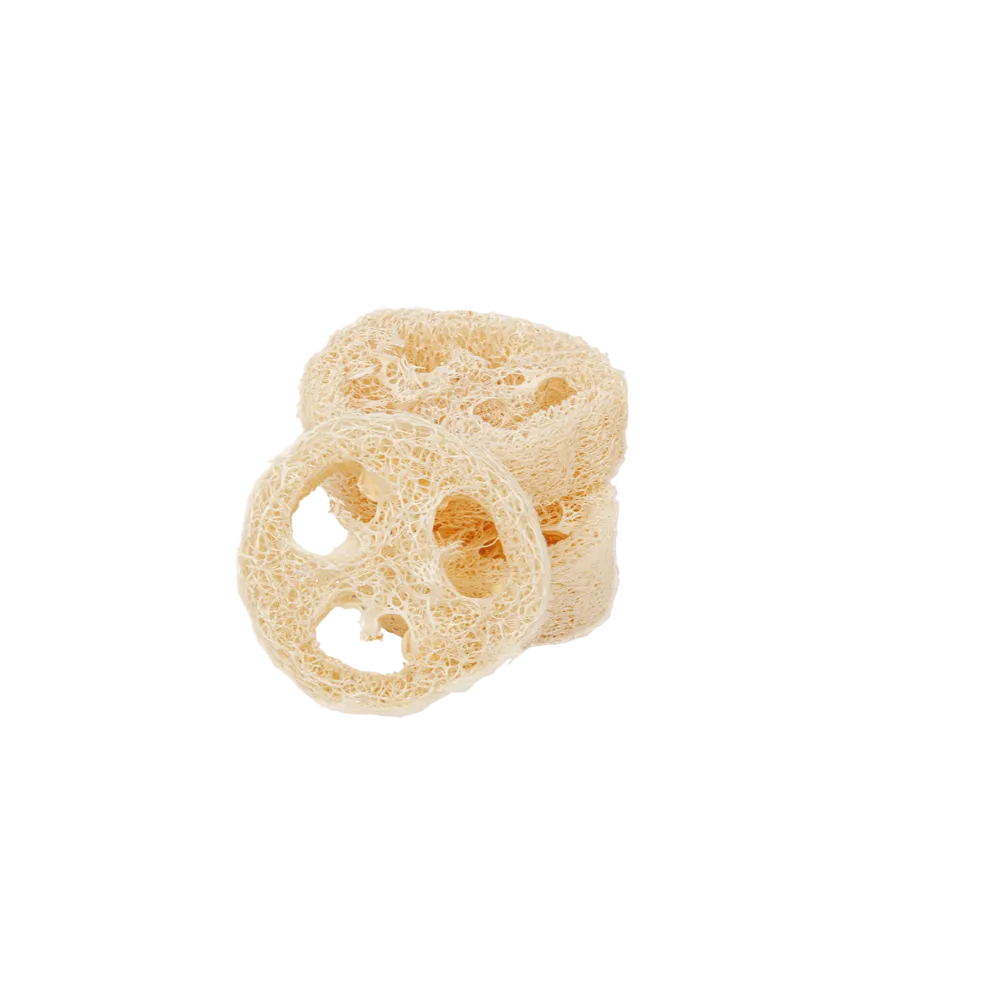 Luffakudde 0,5-1 cm - Naturens egna tvålfat till förvaringsdosa 150