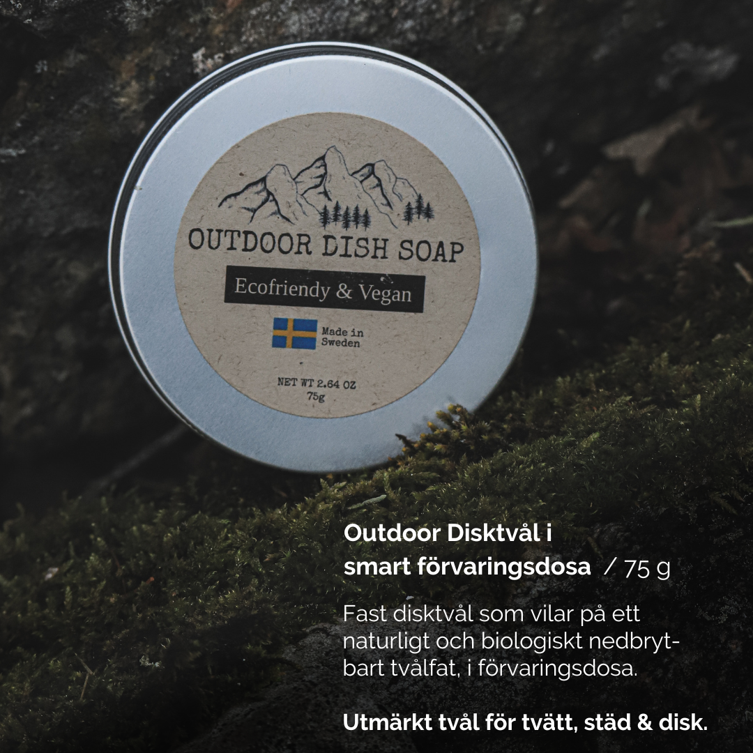 Outdoor Disktvål i smart förvaringsdosa