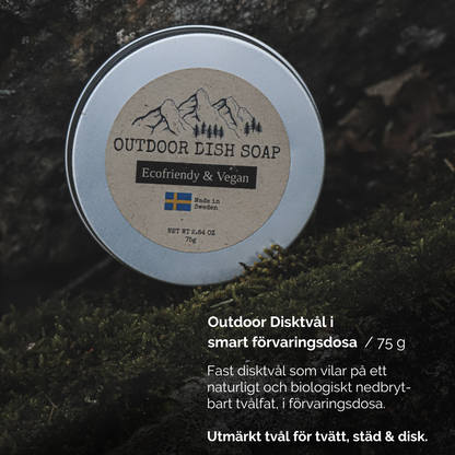 Outdoor Disktvål i smart förvaringsdosa